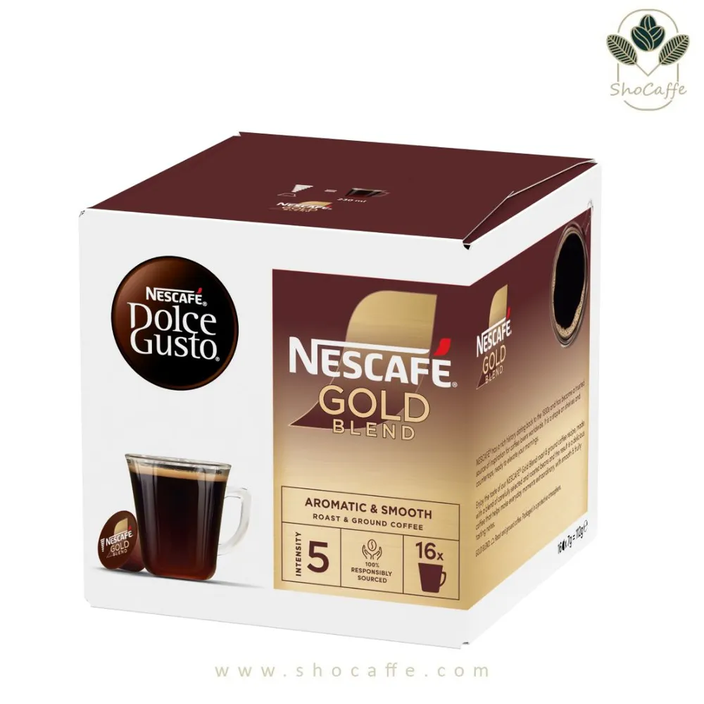 کپسول قهوه دولچه گوستو نسکافه گلد بلند Nescafe Gold Blend